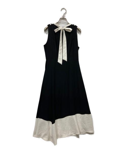 HER LIP TO（ハーリップトゥ）HER LIP TO (ハーリップトゥ) Imperia Asymmetric Dress ブラック×ホワイト サイズ:Mの古着・服飾アイテム