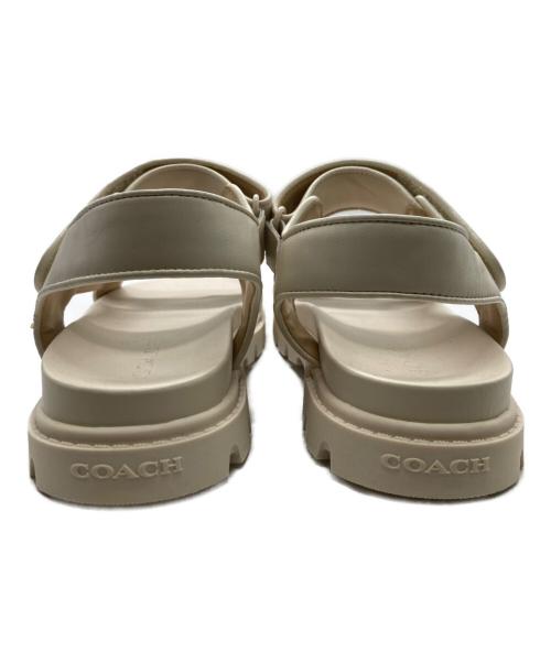 COACH（コーチ）COACH (コーチ) スポーツサンダル ベージュ サイズ:24cmの古着・服飾アイテム