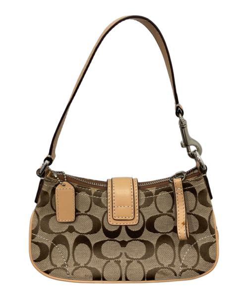 COACH（コーチ）COACH (コーチ) ソーホーミニワンショルダーバッグ ベージュの古着・服飾アイテム