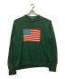 POLO RALPH LAUREN（ポロ・ラルフローレン）の古着「星条旗コットンニット」｜グリーン
