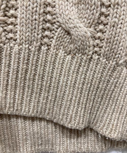 POLO RALPH LAUREN（ポロ・ラルフローレン）POLO RALPH LAUREN (ポロ・ラルフローレン) ハーフボタンシルクニット アイボリー サイズ:XLの古着・服飾アイテム