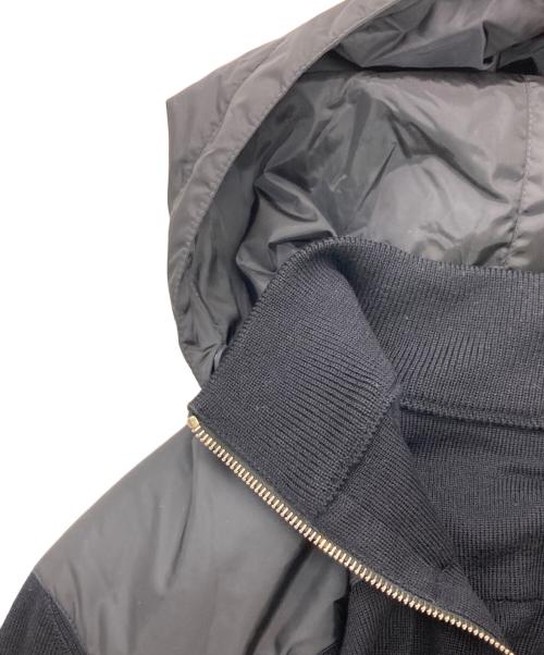 PRADA（プラダ）PRADA (プラダ) 異素材切替フードパーカー ネイビー サイズ:50の古着・服飾アイテム