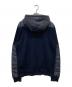 PRADA (プラダ) 異素材切替フードパーカー ネイビー サイズ:50：90000円