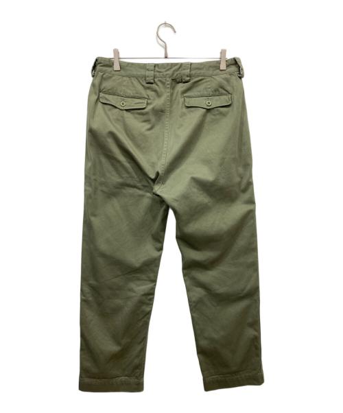 waiper（ワイパー）waiper (ワイパー) 2タックテーパードチノトラウザー カーキ サイズ:23の古着・服飾アイテム