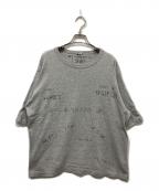 waiperワイパー）の古着「12 FABRIC PREMIUM プリントTシャツ」｜グレー