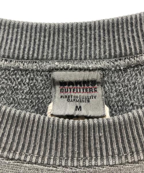 BARNS OUTFITTERS（バーンズアウトフィッターズ）BARNS OUTFITTERS (バーンズアウトフィッターズ) WAIPER (ワイパー) クルーネック スウェットシャツ グレー サイズ:Mの古着・服飾アイテム
