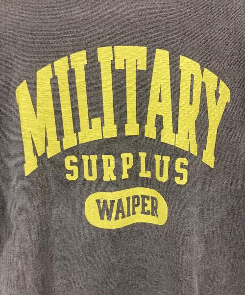 BARNS OUTFITTERS（バーンズアウトフィッターズ）BARNS OUTFITTERS (バーンズアウトフィッターズ) WAIPER (ワイパー) クルーネック スウェットシャツ グレー サイズ:Mの古着・服飾アイテム