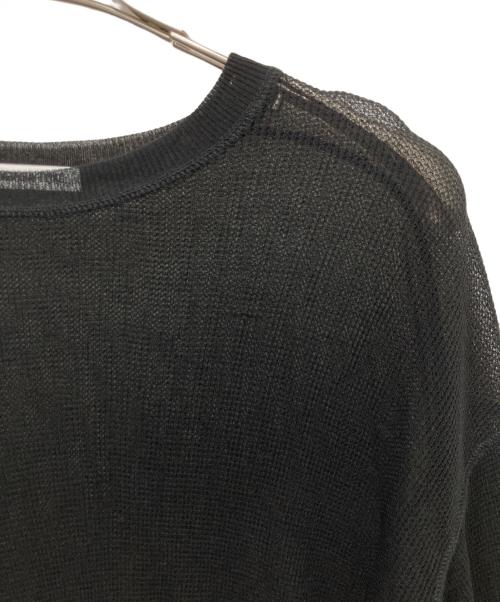 EVERYDAY I LIKE.（エヴリデイ アイ ライク）EVERYDAY I LIKE. (エヴリデイ アイ ライク) Sheer Waffle Tシャツ ブラック サイズ:-の古着・服飾アイテム