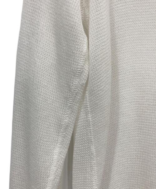 EVERYDAY I LIKE.（エヴリデイ アイ ライク）EVERYDAY I LIKE. (エヴリデイ アイ ライク) Sheer Waffle Tシャツ ホワイト サイズ:-の古着・服飾アイテム