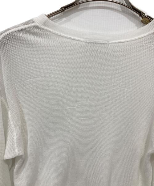EVERYDAY I LIKE.（エヴリデイ アイ ライク）EVERYDAY I LIKE. (エヴリデイ アイ ライク) Sheer Waffle Tシャツ ホワイト サイズ:-の古着・服飾アイテム