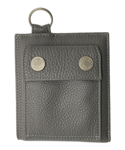 PORTER（ポーター）PORTER (ポーター) SQUARE PURSE ライトグレーの古着・服飾アイテム