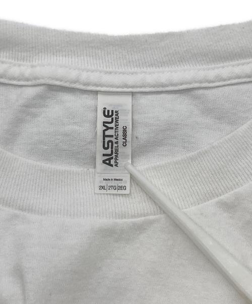 ALSTYLE APPAREL & ACTIVEWEAR（アレスタイルアパレル＆アクティブウェア）ALSTYLE APPAREL & ACTIVEWEAR (アレスタイルアパレル＆アクティブウェア) FEBBプリントTシャツ ホワイト サイズ:XXLの古着・服飾アイテム