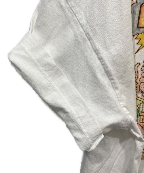 ALSTYLE APPAREL & ACTIVEWEAR（アレスタイルアパレル＆アクティブウェア）ALSTYLE APPAREL & ACTIVEWEAR (アレスタイルアパレル＆アクティブウェア) FEBBプリントTシャツ ホワイト サイズ:XXLの古着・服飾アイテム