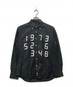 SOPHNET.ソフネット）の古着「宮島達男 COUNTER B.D SHIRT」｜ブラック