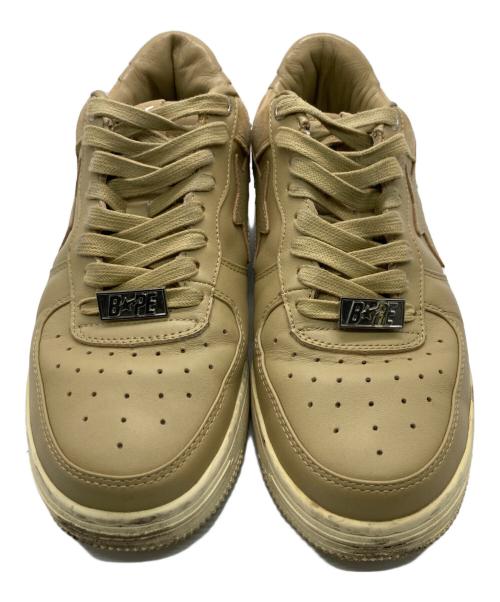 A BATHING APE（アベイシングエイプ）A BATHING APE (アベイシングエイプ) BAPE STA Low ベージュ サイズ:26.5cmの古着・服飾アイテム