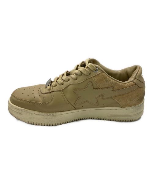 A BATHING APE（アベイシングエイプ）A BATHING APE (アベイシングエイプ) BAPE STA Low ベージュ サイズ:26.5cmの古着・服飾アイテム