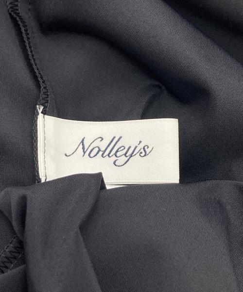 NOLLEY'S（ノーリーズ）NOLLEY'S (ノーリーズ) Euro jersey コクーンワンピース ブラック サイズ:36の古着・服飾アイテム