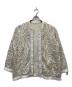 AMIRI（アミリ）の古着「MEDI TAPE EMBROIDERY MESH JACKET」｜ベージュ