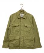 WOOLRICHウールリッチ）の古着「CREW FIELD JACKET」｜カーキ