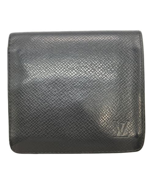 LOUIS VUITTON（ルイ ヴィトン）LOUIS VUITTON (ルイ ヴィトン) 2つ折り財布 ブラックの古着・服飾アイテム