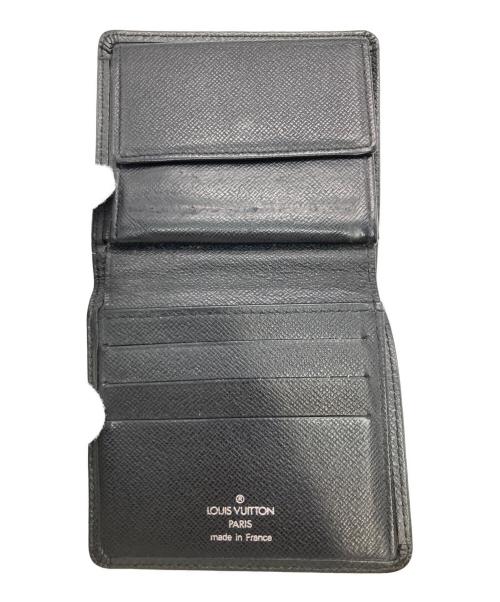 LOUIS VUITTON（ルイ ヴィトン）LOUIS VUITTON (ルイ ヴィトン) 2つ折り財布 ブラックの古着・服飾アイテム