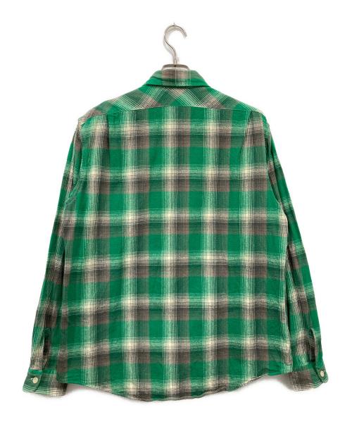 POLO RALPH LAUREN（ポロ・ラルフローレン）POLO RALPH LAUREN (ポロ・ラルフローレン) ネルシャツ グリーン サイズ:Lの古着・服飾アイテム