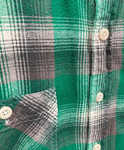 POLO RALPH LAUREN（ポロ・ラルフローレン）POLO RALPH LAUREN (ポロ・ラルフローレン) ネルシャツ グリーン サイズ:Lの古着・服飾アイテム