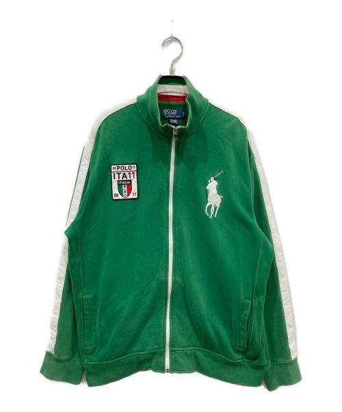 POLO RALPH LAUREN（ポロ・ラルフローレン）POLO RALPH LAUREN (ポロ・ラルフローレン) トラックジャケット グリーン サイズ:XLの古着・服飾アイテム