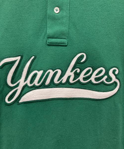 POLO RALPH LAUREN（ポロ・ラルフローレン）POLO RALPH LAUREN (ポロ・ラルフローレン) Yankees ポロシャツ グリーン サイズ:XLの古着・服飾アイテム