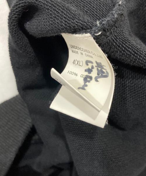 UNDERCOVER（アンダーカバー）UNDERCOVER (アンダーカバー) Uロゴクルーネックスウェット ブラック サイズ:4の古着・服飾アイテム