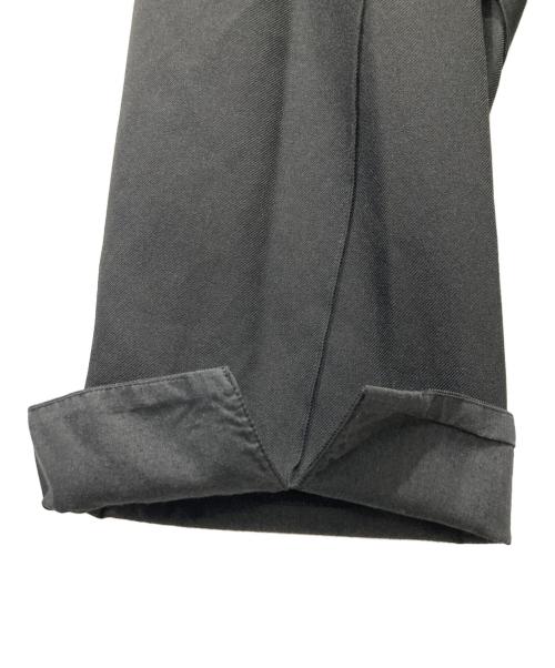 Knuth Marf（クヌースマーフ）knuth marf (クヌースマーフ) フロントスリットパンツ ブラック サイズ:XSの古着・服飾アイテム
