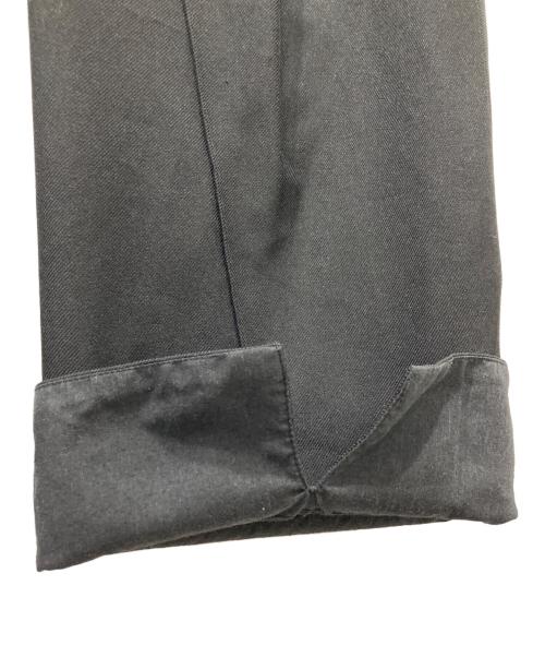 Knuth Marf（クヌースマーフ）knuth marf (クヌースマーフ) フロントスリットパンツ ブラック サイズ:XSの古着・服飾アイテム