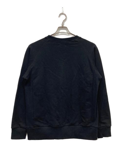 A.P.C.（アーペーセー）A.P.C. (アーペーセー) sacai (サカイ) クルーネックロゴスウェット ブラック サイズ:Sの古着・服飾アイテム