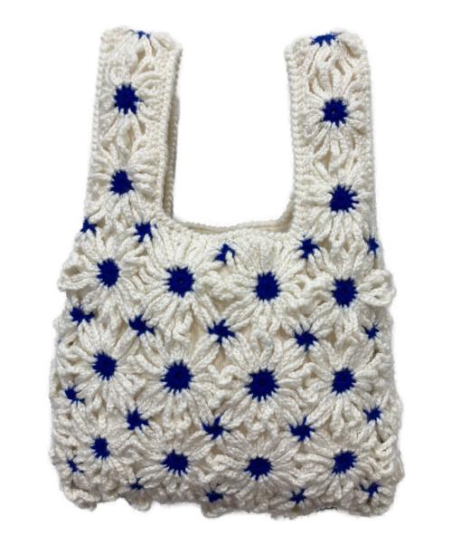 MARNI（マルニ）MARNI (マルニ) FISH BAG / フィッシュ バッグ ホワイト×ブルーの古着・服飾アイテム