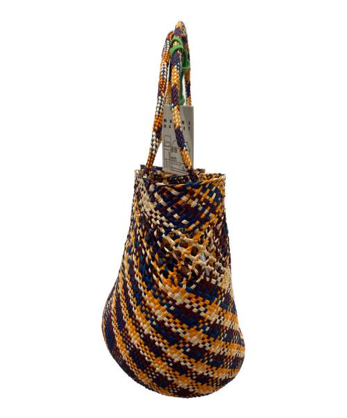 MARNI（マルニ）MARNI (マルニ) Tapis Woven Tote Bag / タピス ウォーヴン トートバッグ オレンジの古着・服飾アイテム