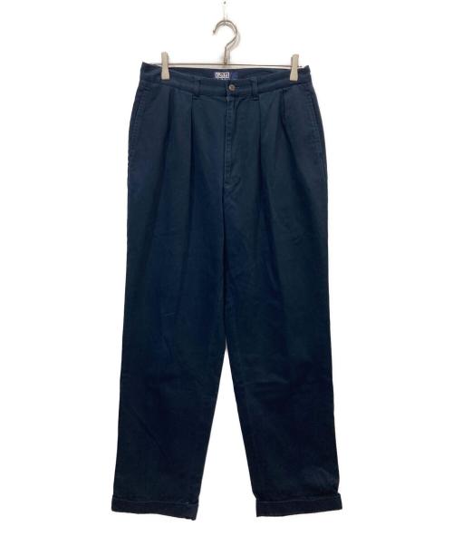 POLO RALPH LAUREN（ポロ・ラルフローレン）POLO RALPH LAUREN (ポロ・ラルフローレン) ２タックチノパン ネイビー サイズ:31の古着・服飾アイテム