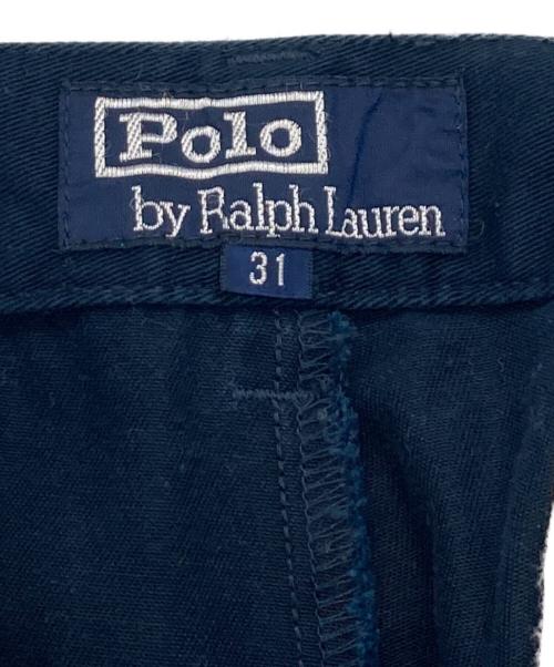 POLO RALPH LAUREN（ポロ・ラルフローレン）POLO RALPH LAUREN (ポロ・ラルフローレン) ２タックチノパン ネイビー サイズ:31の古着・服飾アイテム