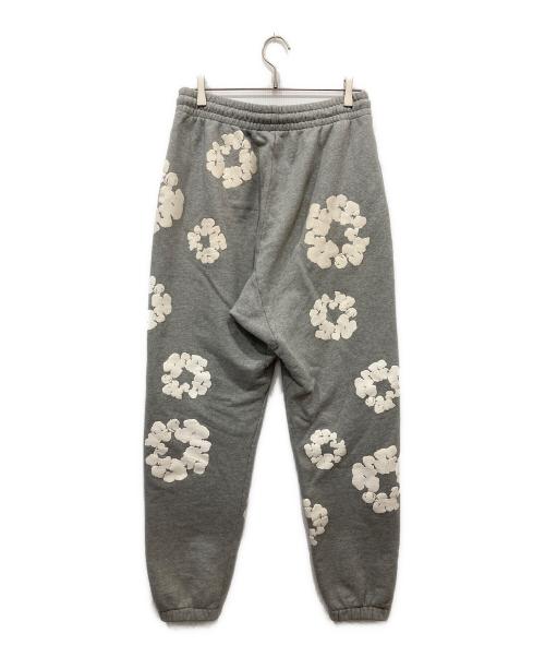 Denim Tears（デニムティアーズ）Denim Tears (デニムティアーズ) Cotton Wreath ドローストリング トラックパンツ グレー サイズ:Mの古着・服飾アイテム