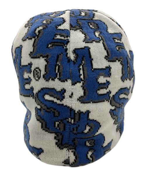 SUPREME（シュプリーム）SUPREME (シュプリーム) Slanted Gothic Outline Beanie ブルーの古着・服飾アイテム