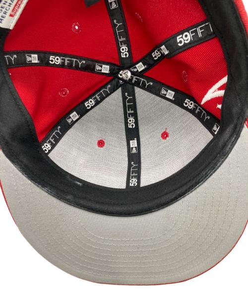 New Era（ニューエラ）New Era (ニューエラ) SUPREME (シュプリーム) MLB Teams BOX LOGO CAP レッド サイズ:71/2の古着・服飾アイテム