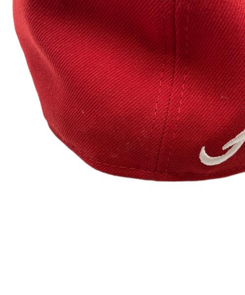 New Era（ニューエラ）New Era (ニューエラ) SUPREME (シュプリーム) MLB Teams BOX LOGO CAP レッド サイズ:71/2の古着・服飾アイテム