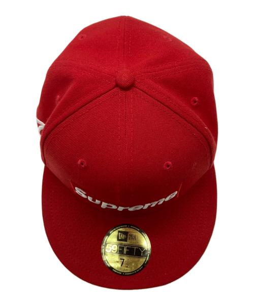 New Era（ニューエラ）New Era (ニューエラ) SUPREME (シュプリーム) MLB Teams BOX LOGO CAP レッド サイズ:71/2の古着・服飾アイテム