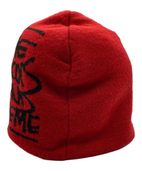 SUPREME（シュプリーム）SUPREME (シュプリーム) MARITHE+FRANCOIS GIRBAUD (マリテフランソワジルボー) Beanie レッドの古着・服飾アイテム