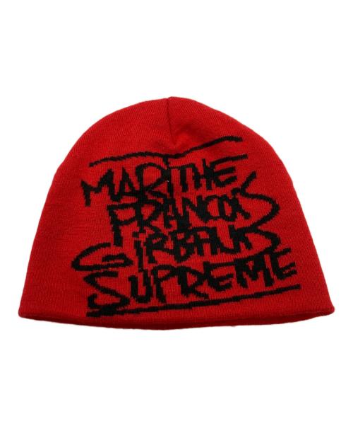 SUPREME（シュプリーム）SUPREME (シュプリーム) MARITHE+FRANCOIS GIRBAUD (マリテフランソワジルボー) Beanie レッドの古着・服飾アイテム