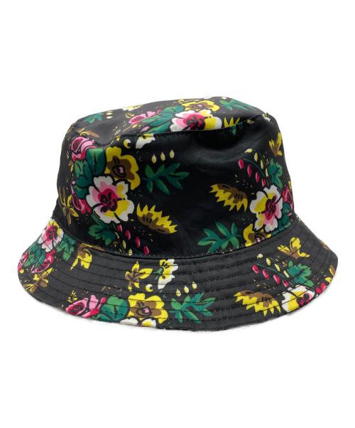 KENZO（ケンゾー）KENZO (ケンゾー) フローラル サテン バケットハット ブラックの古着・服飾アイテム