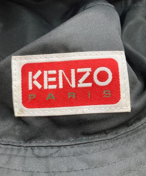 KENZO（ケンゾー）KENZO (ケンゾー) フローラル サテン バケットハット ブラックの古着・服飾アイテム