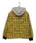 SUPREME (シュプリーム) Quilted Liner Hooded Jacket イエロー×グレー サイズ:S：10000円