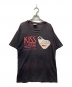 TULTEXタルテックス）の古着「KISS OF THE SPIDER WOMANプリントTシャツ」｜ブラック