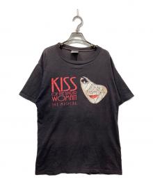 TULTEX（タルテックス）の古着「KISS OF THE SPIDER WOMANプリントTシャツ」｜ブラック