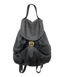 BALLY（バリー）の古着「レザーリュック」｜ブラック